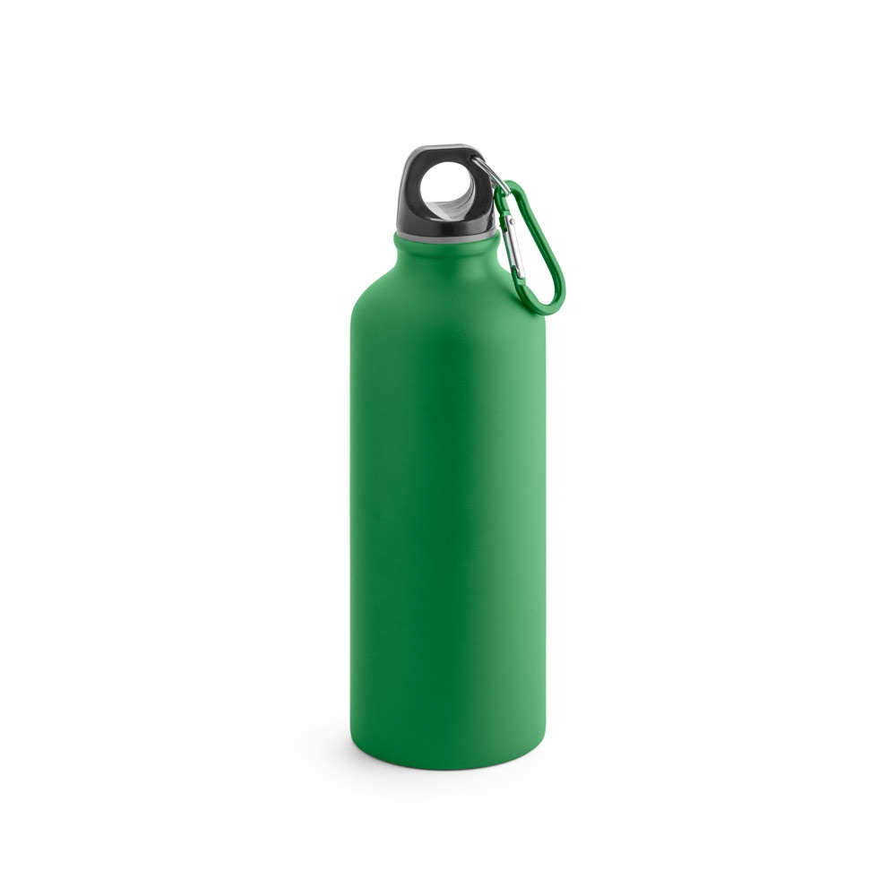 Bouteille publicitaire coloris mat en alu 550 ml COLLINA Vert 